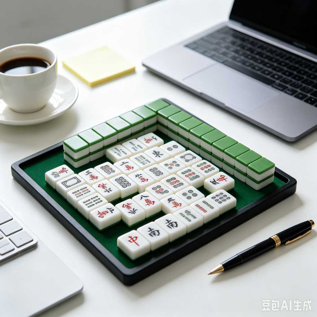 mahjong rule card included