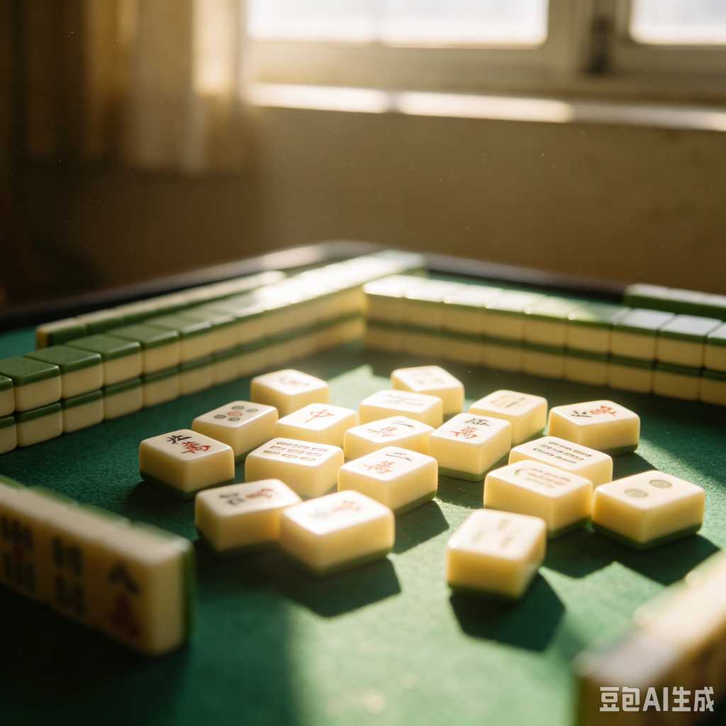 small portable mahjong set