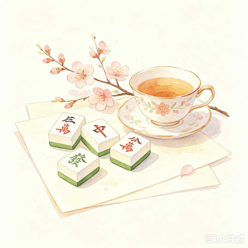 camping leisure mahjong set