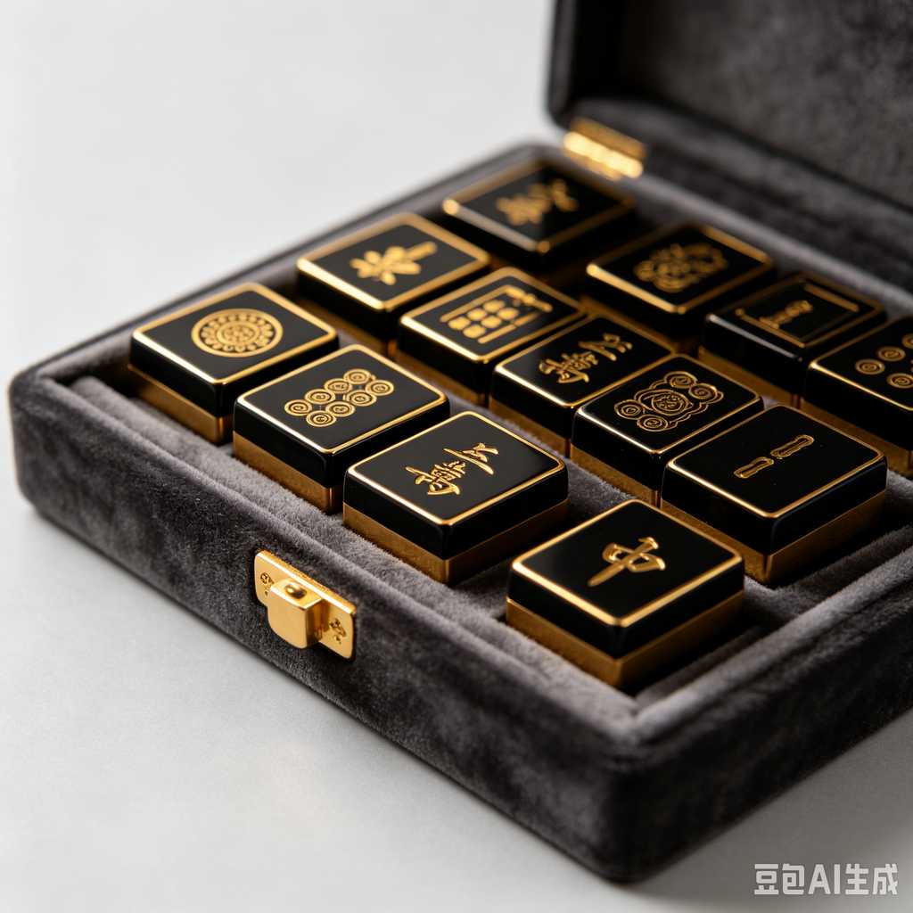 mahjong set for home entertainment
