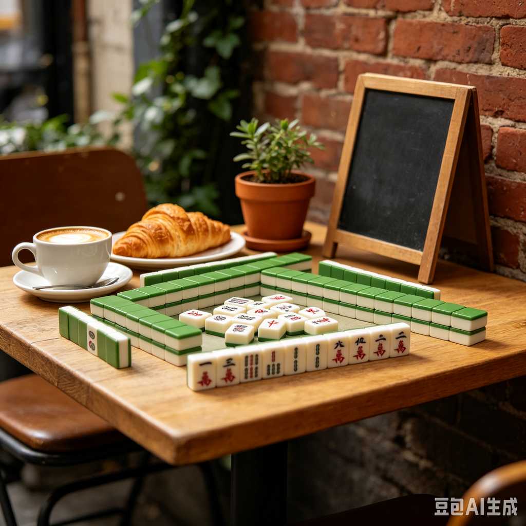 hand crafted mahjong set